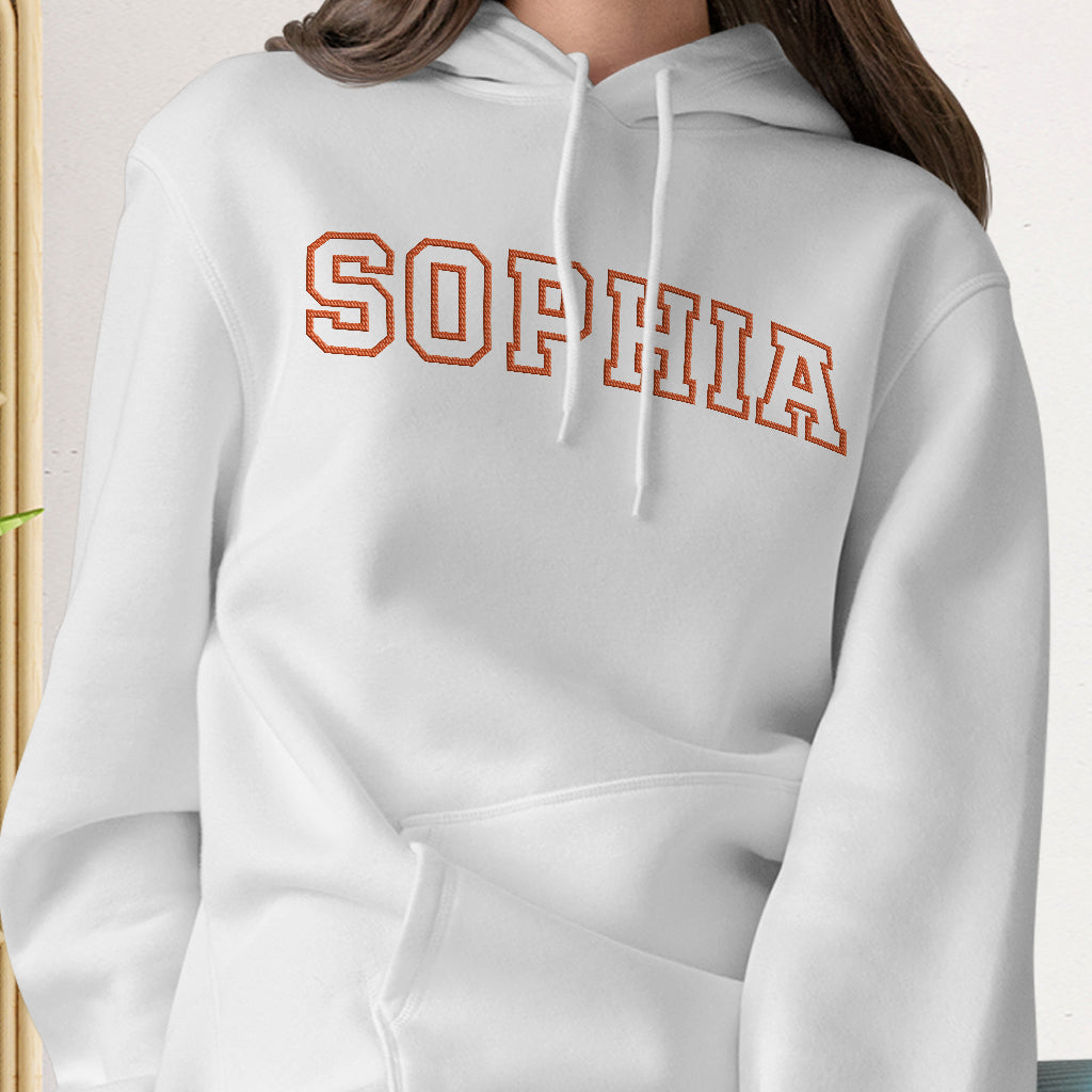 Personalisierter Hoodie mit Stickerei für die Enkelin – individueller Name