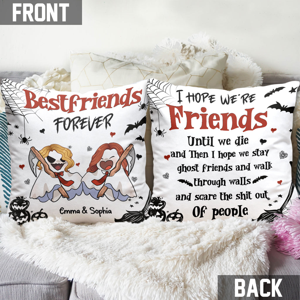 Bestfriend Forever - Personalized Bestie Throw Pillow