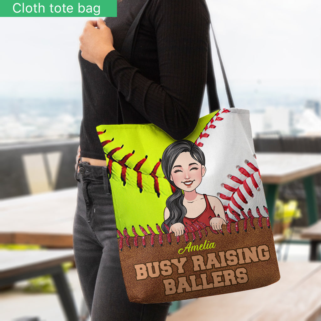 Love Softball - Personalized Softball Tote Bag
