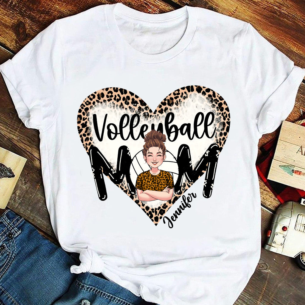 Volleyball Mom - Personalized Volleyball T-shirt And Hoodie
