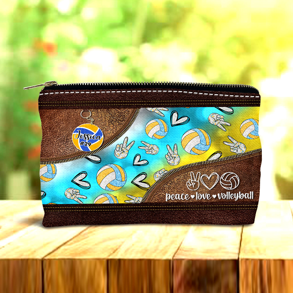 Peace Love Volleyball – Personalisierte Volleyballtasche