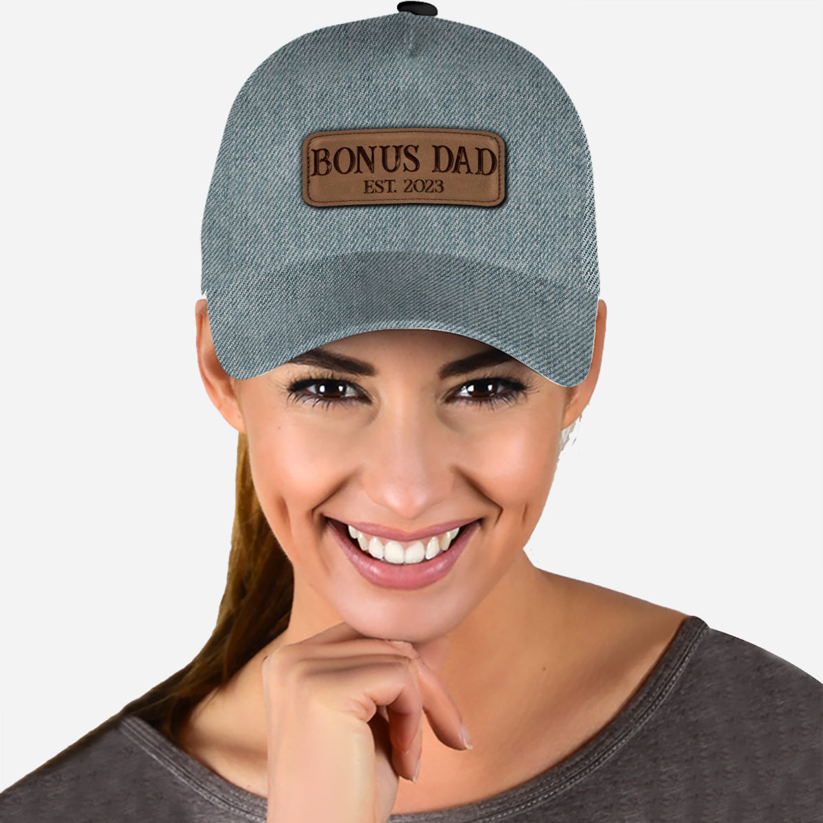 Bonus Dad - Gift for step dad - Personalized Classic Cap