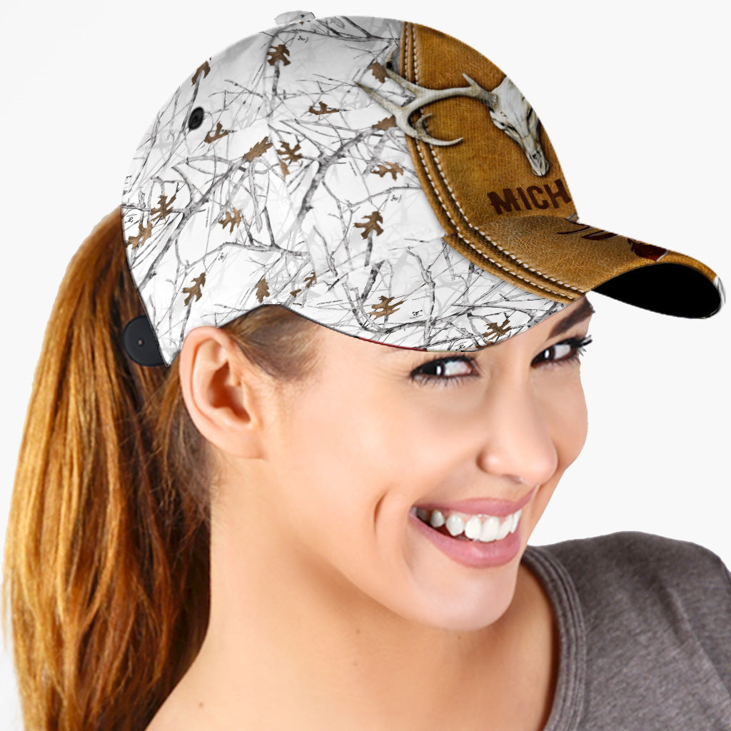 Deer Skull - Personalized Hunting Classic Cap