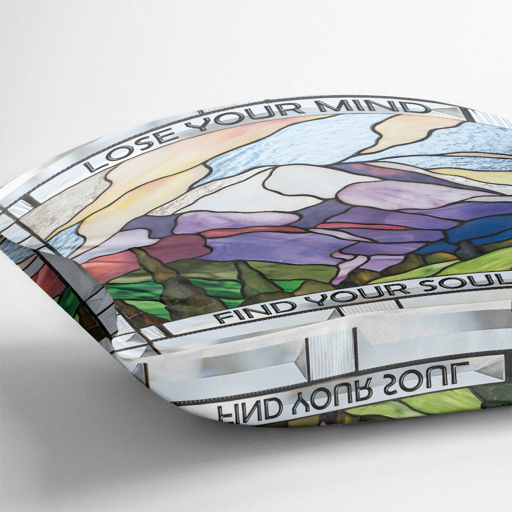 Lose Your Mind - Hiking Throw Pillow