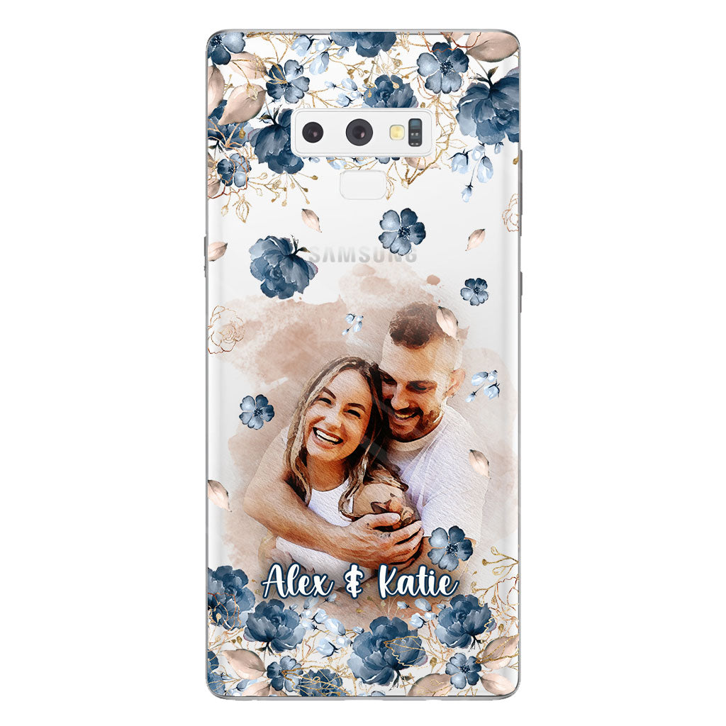 Floral Phone Case - Personalized Clear Phone Case