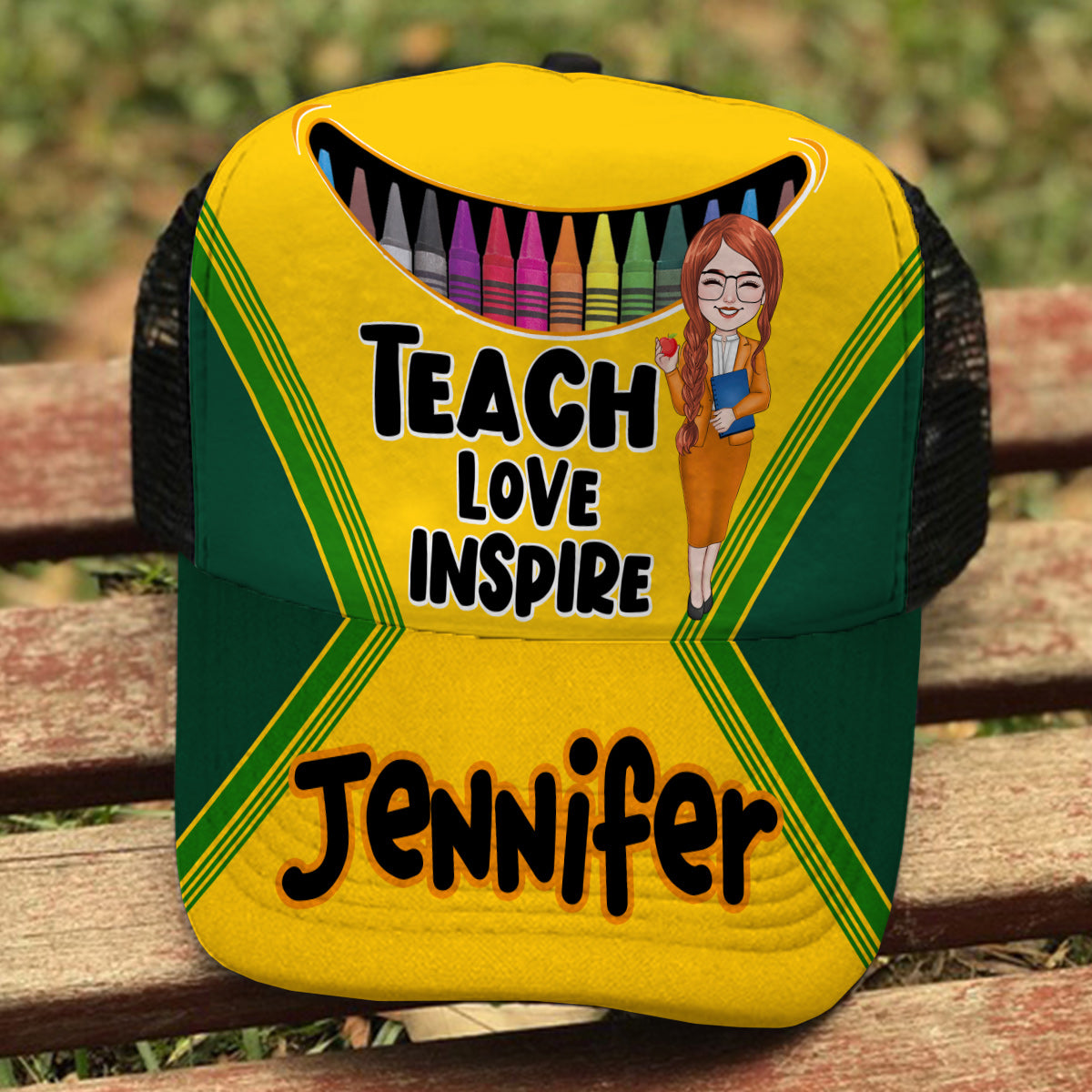 Casquette trucker papillon personnalisée avec affirmations positives