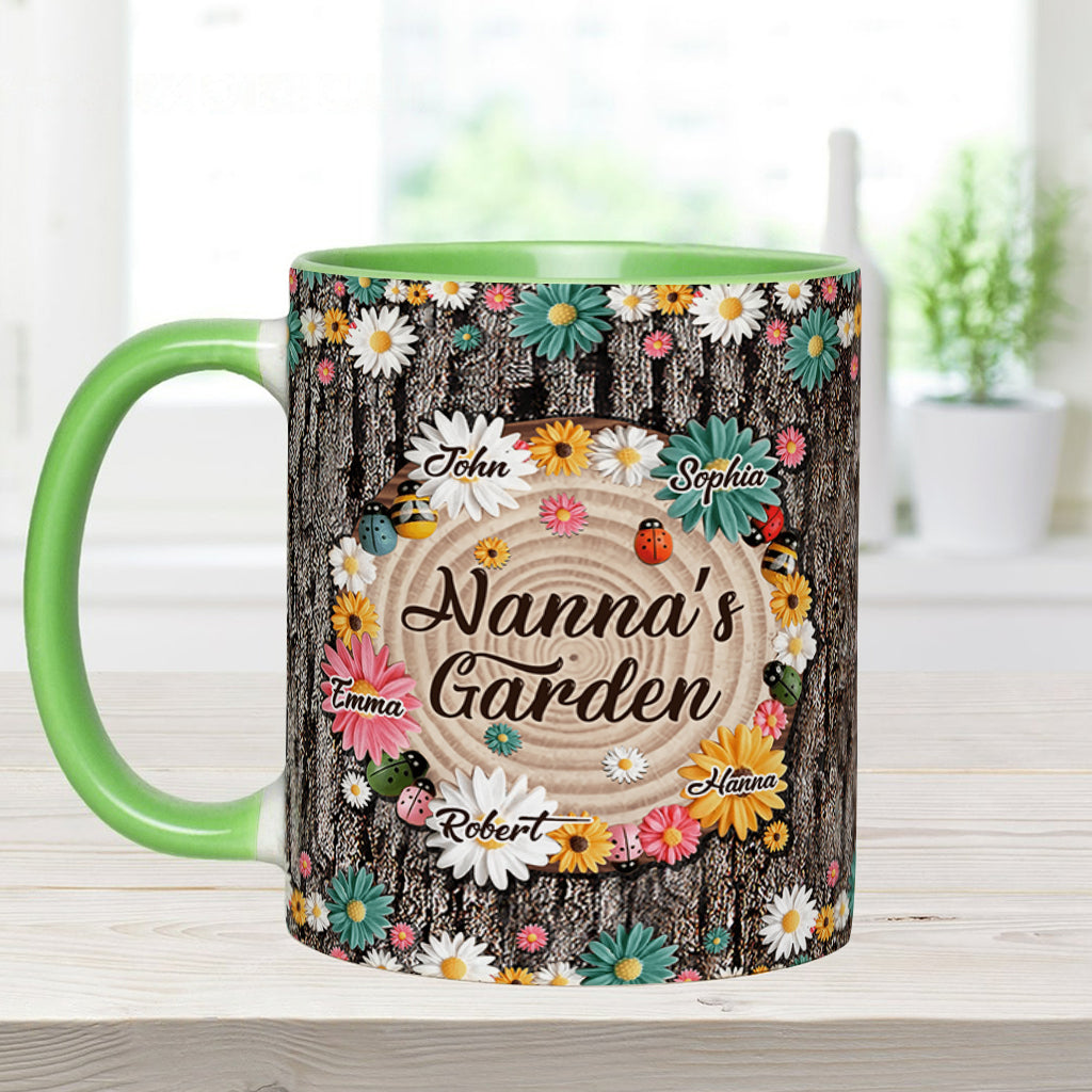 Nana's Garden - Personalisierte Tasse mit Oma-Motiv