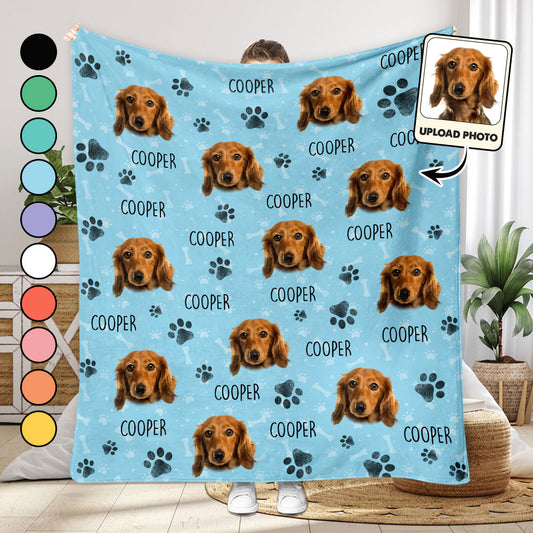 Couverture pour chien personnalisée à motifs colorés