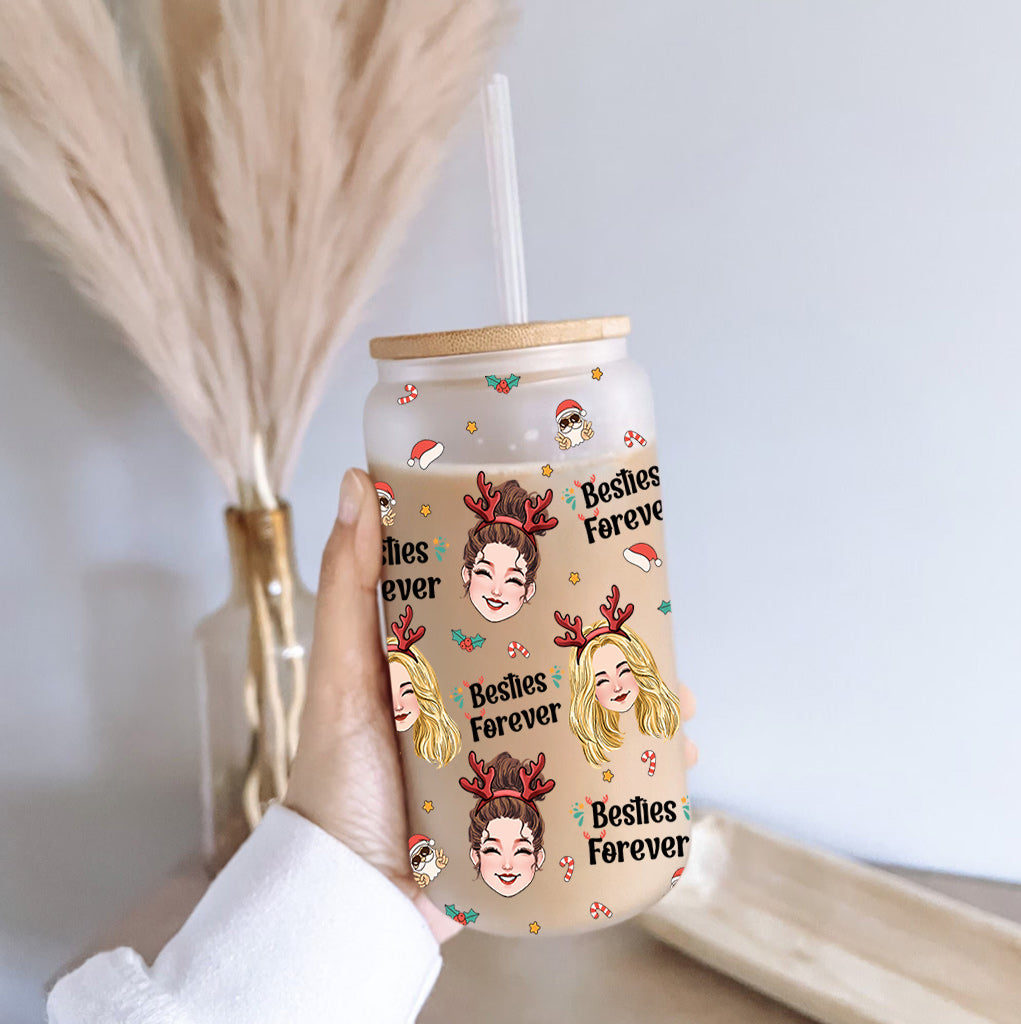 Bestie Forever - Gift for friend - Personalized Can Glass