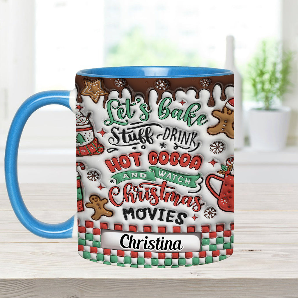 Let's Bake Stuff - Personalized Baking Accent Mug