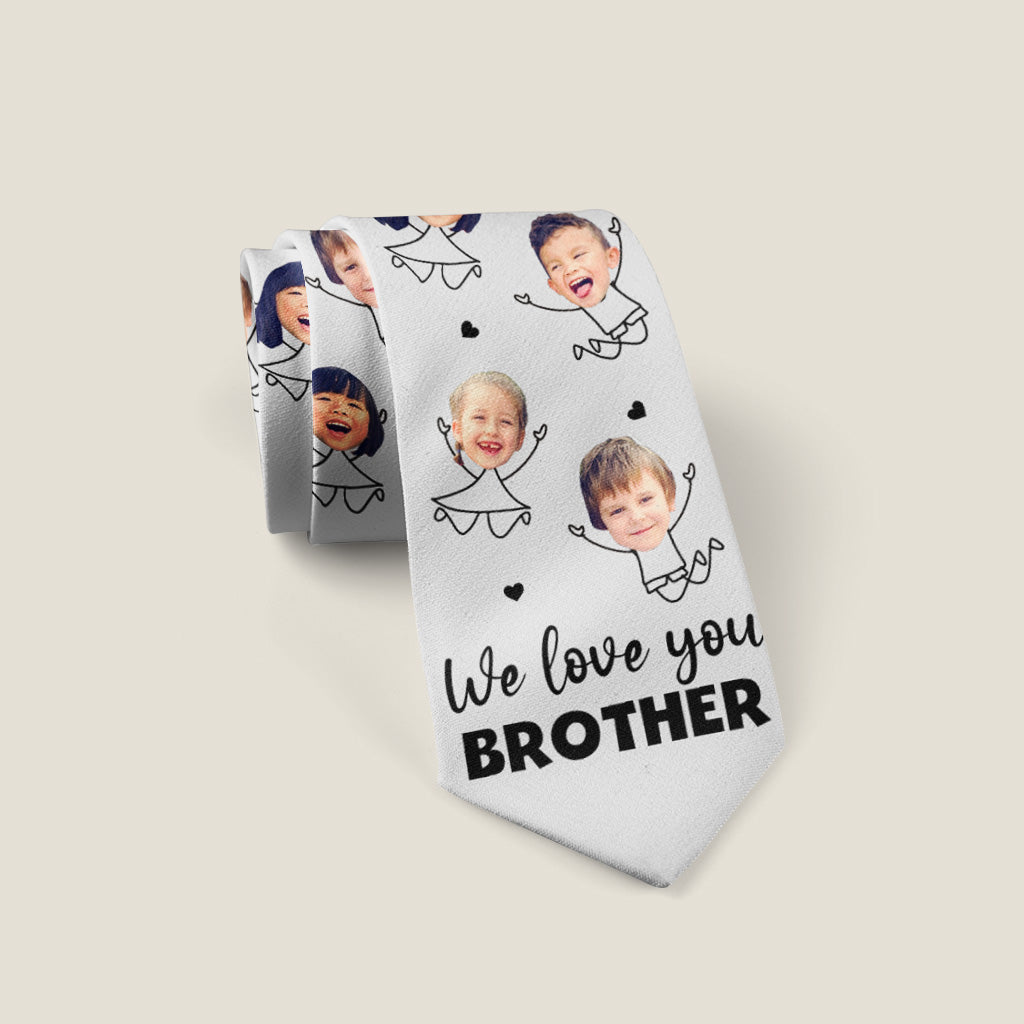 We Love You Dad - Gift for dad, grandpa, uncle, brother, husband - Personalized Necktie