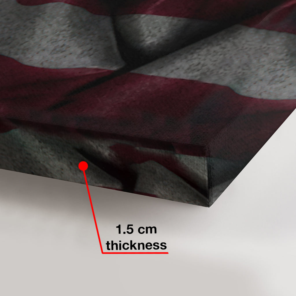 Love American Football - Personalized Football Canvas And Poster