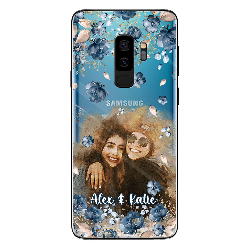 Bestie Matching Phone Case - Personalized Bestie Clear Phone Case
