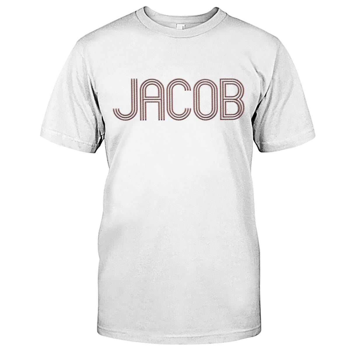 T-shirt brodé personnalisé avec nom - Beau-père