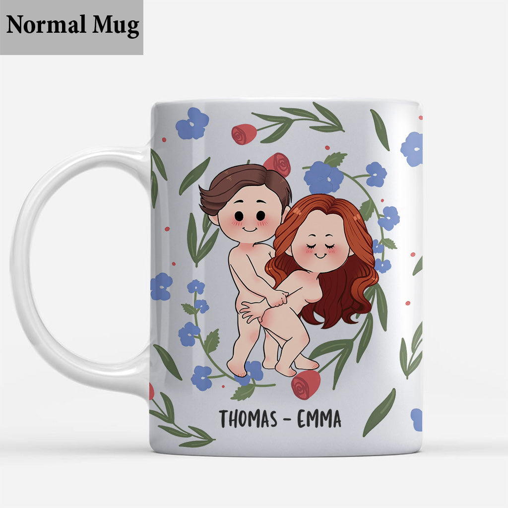 Roses Are Red Violets Are Blue - Personalized Couple Mug