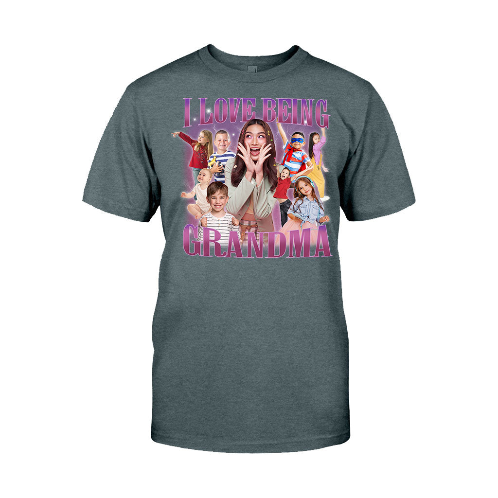 J'adore être grand-mère/mamie/mémé/gigi... - T-shirt et sweat à capuche personnalisés pour grand-mère