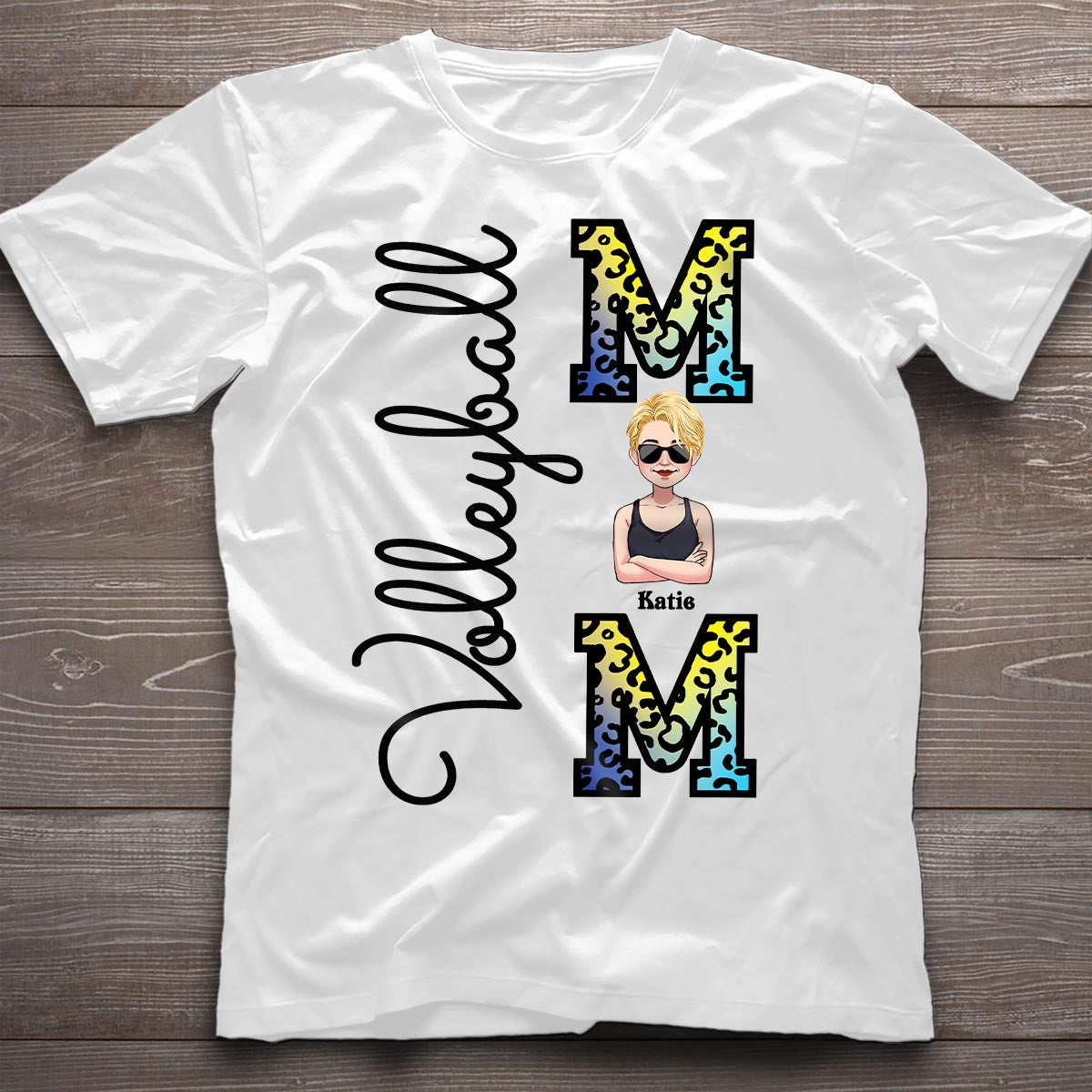 Volleyball Mom - Personalized Volleyball T-shirt and Hoodie