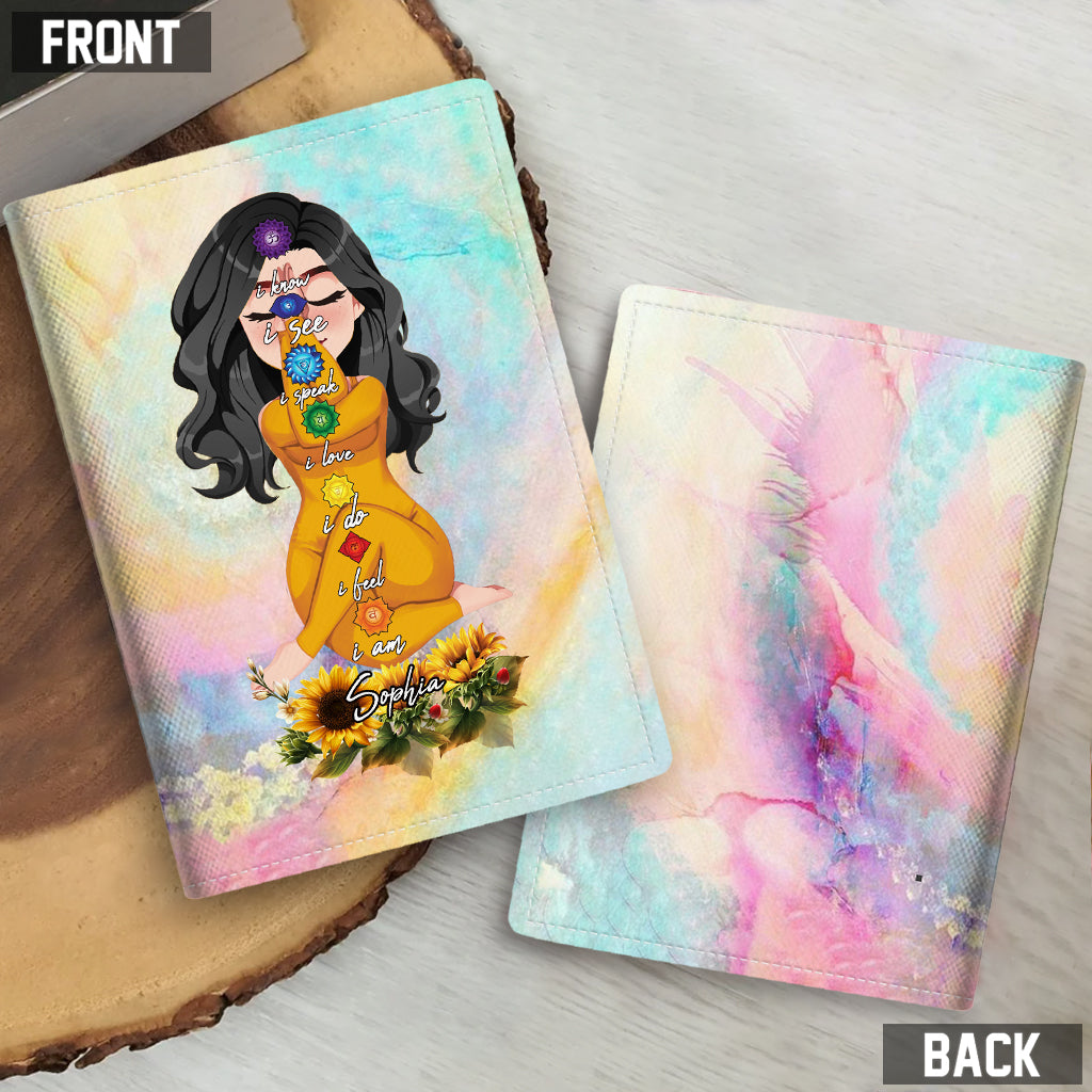 Let That Shit Go - Personalized Yoga Passport Holder