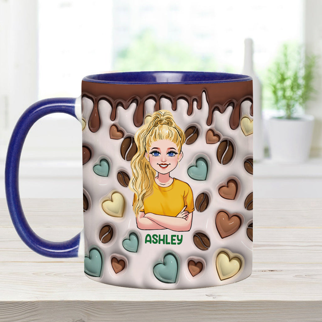 Mug personnalisé « Reine du café »