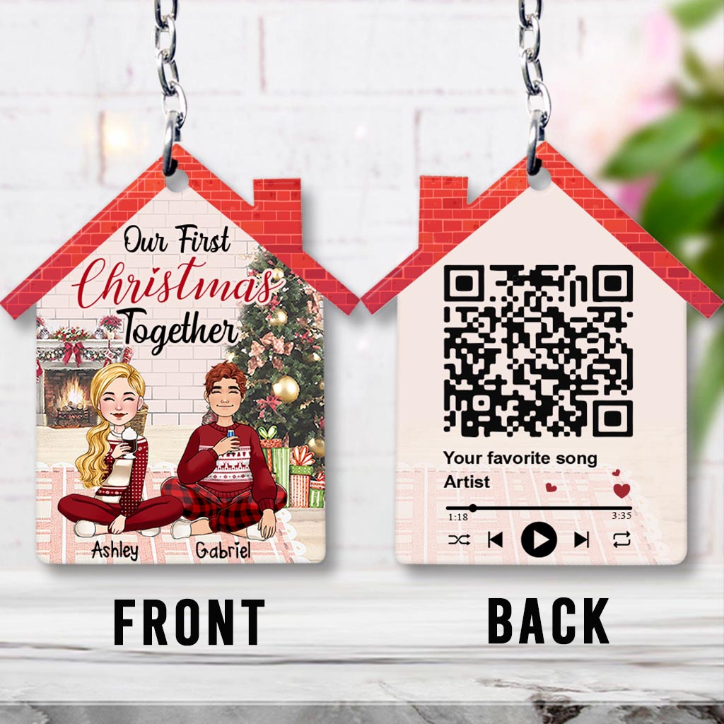 Together Forever - Personalized Couple Keychain