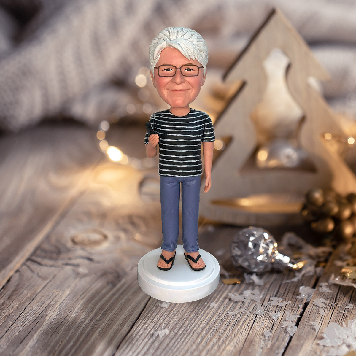 Custom Figure - Personalized Grandma Bobblehead