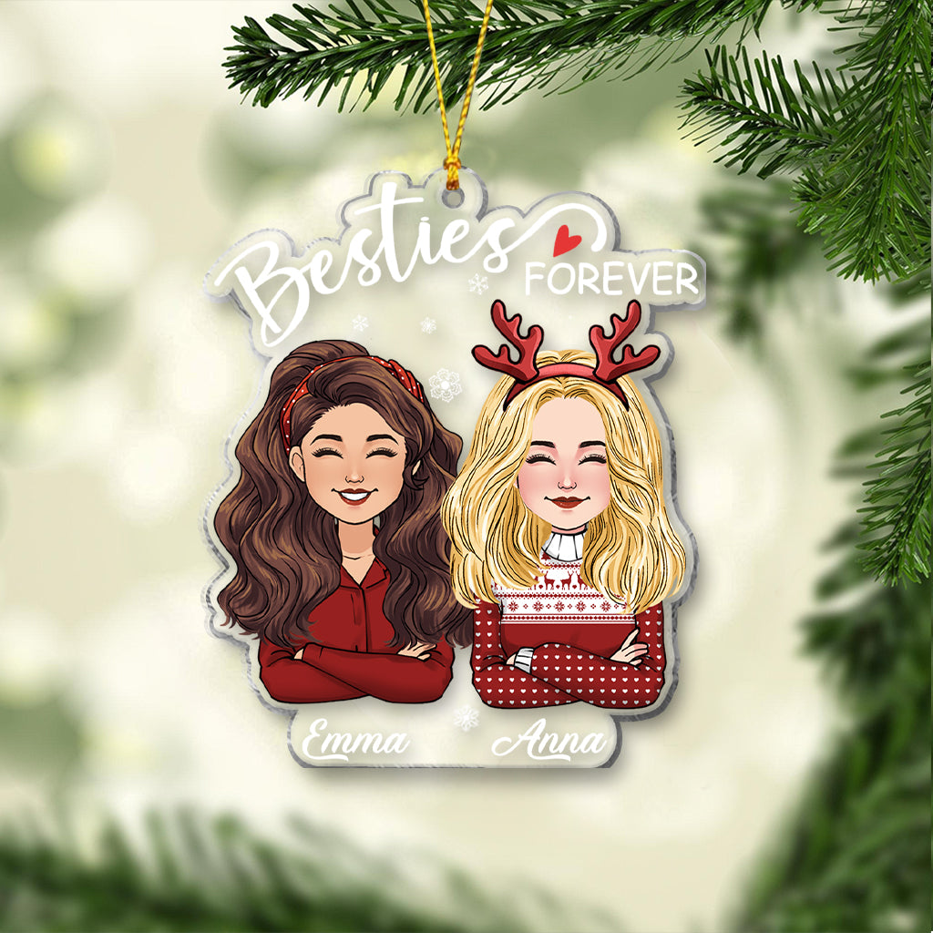 Bestie Forever - Personalized Bestie Ornament