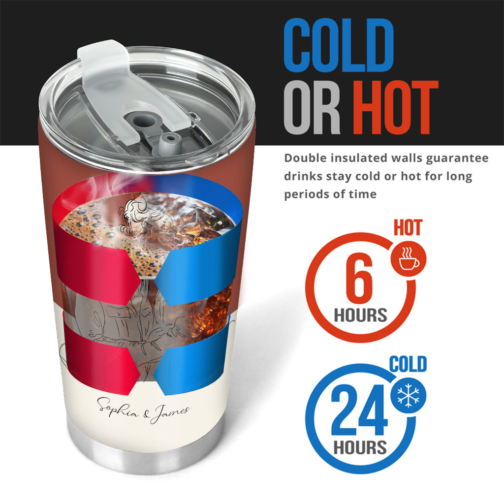 I'm Yours - Personalized Couple Tumbler