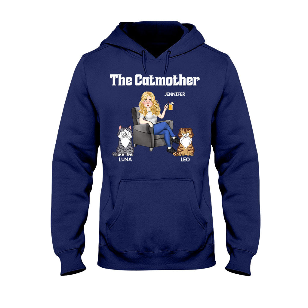 Die Katzenmutter – Personalisiertes Katzen-T-Shirt und Hoodie