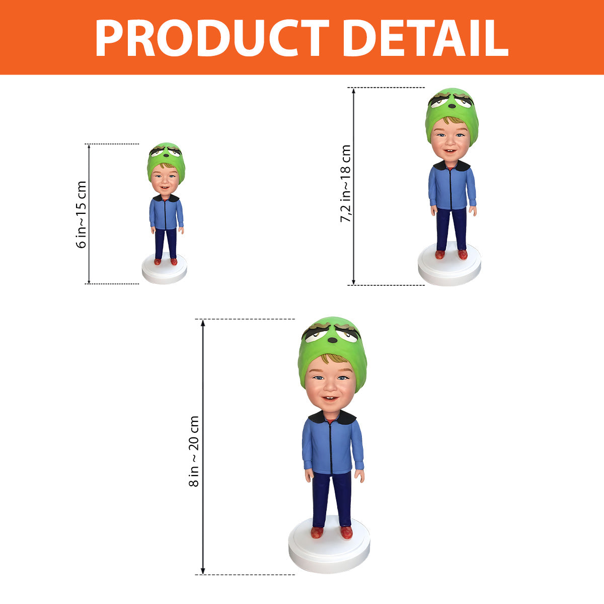 Cute Kid - Personalized Kid Bobblehead