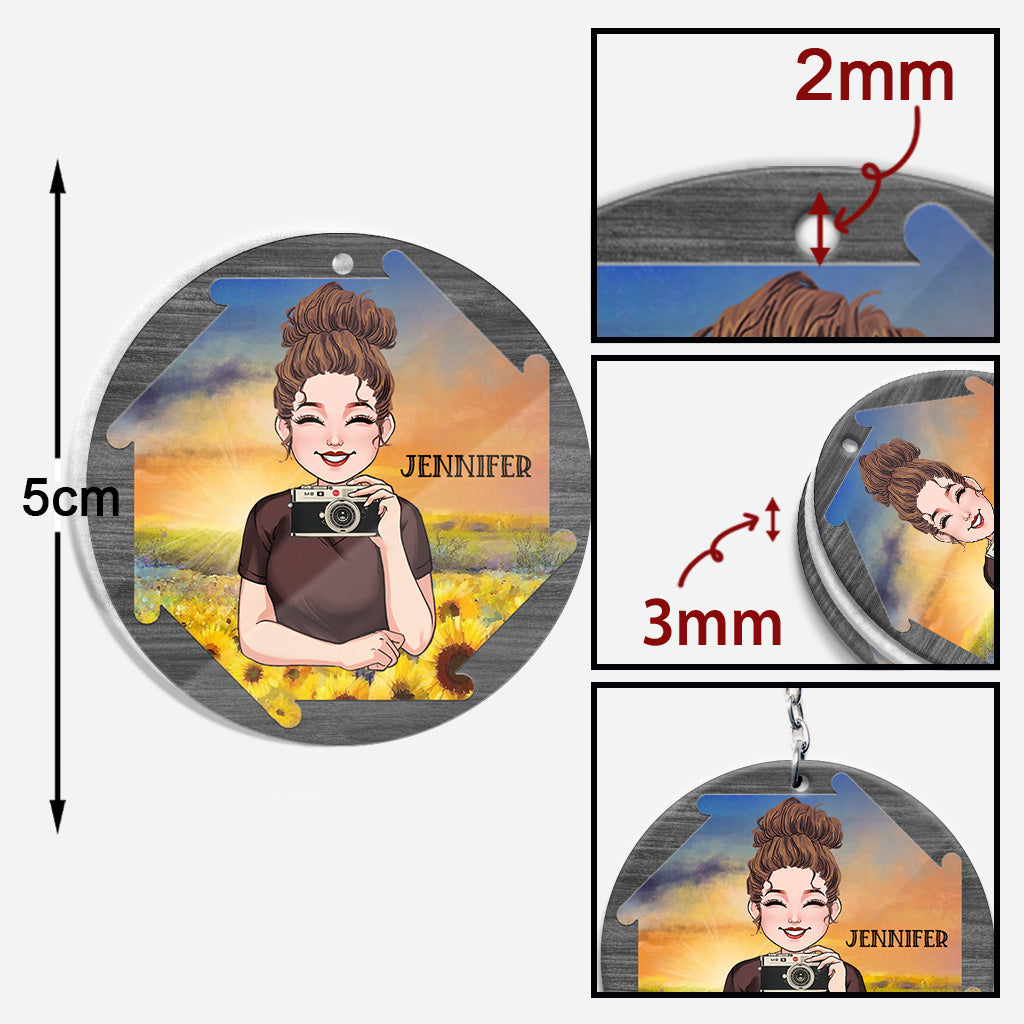 Adjust Your Focus - Personalized Photography Keychain