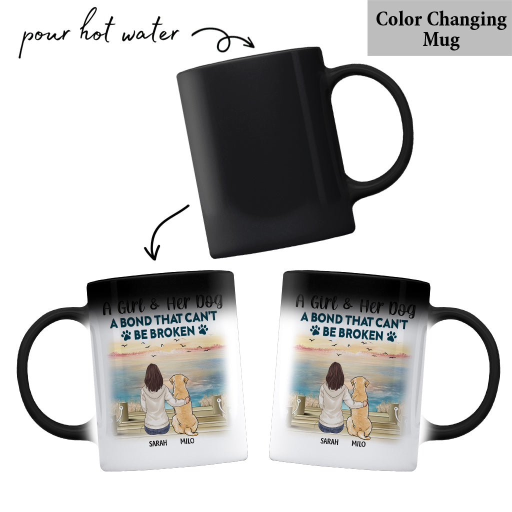 Un lien indéfectible - Mug personnalisé pour chien