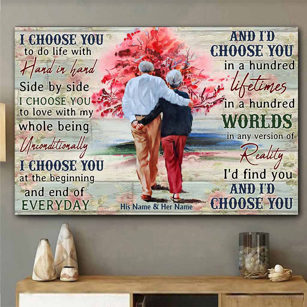 Until The End Of Our Lives - Personalized Couple Poster