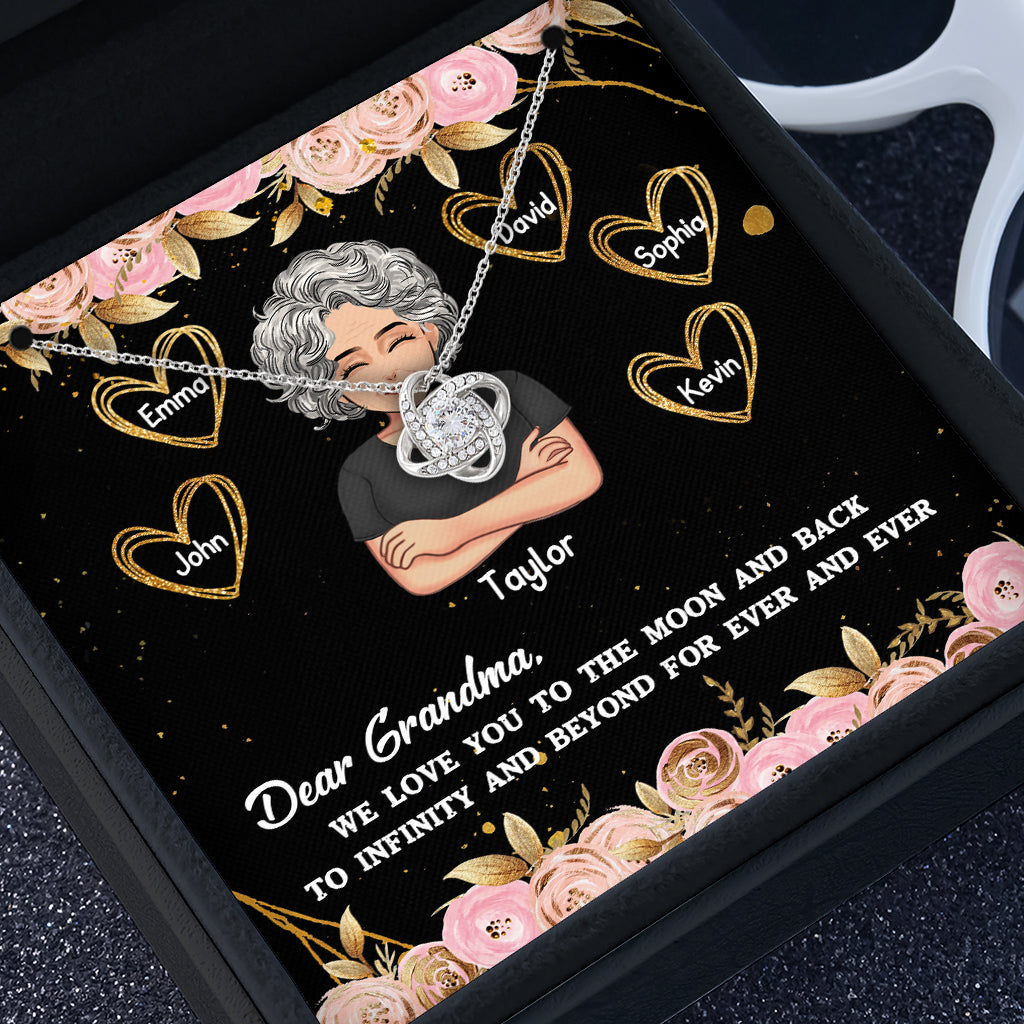 Dear Grandma - Personalized Mother's day Grandma Necklace