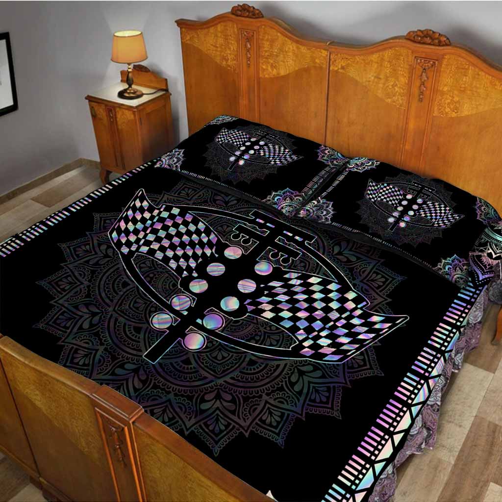 Magic Night Racing Quilt-Bettwäsche-Set