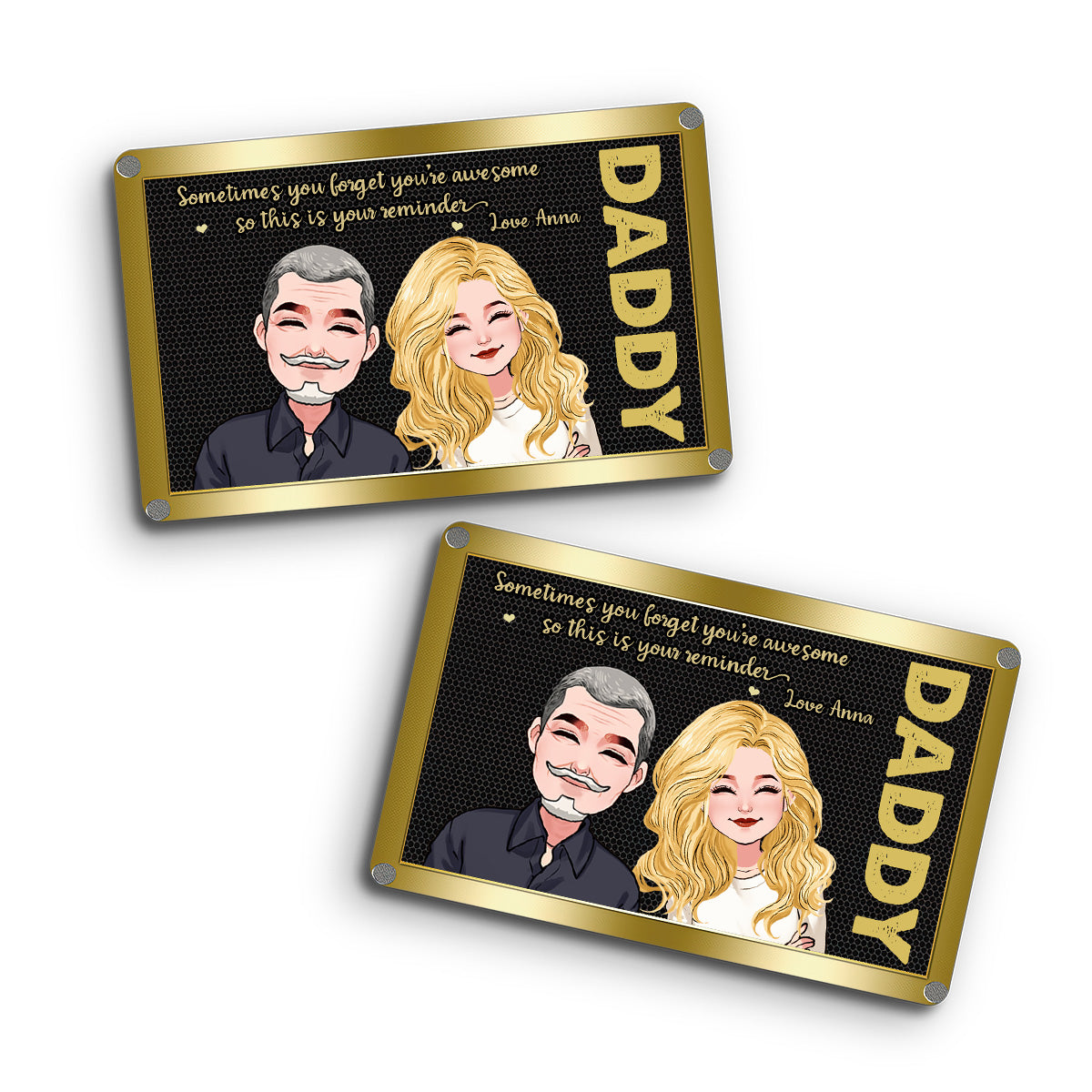 Sometimes You Forget You're Awesom - Gift for dad, grandpa, uncle - Personalized Wallet Insert Card