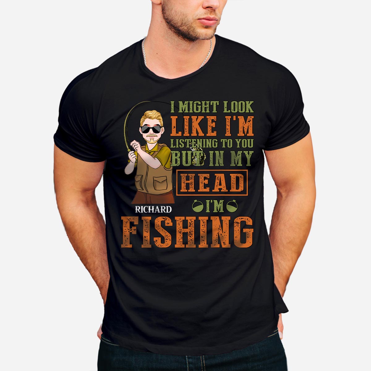 I Might Look Like - Personalized Fishing T-shirt and Hoodie