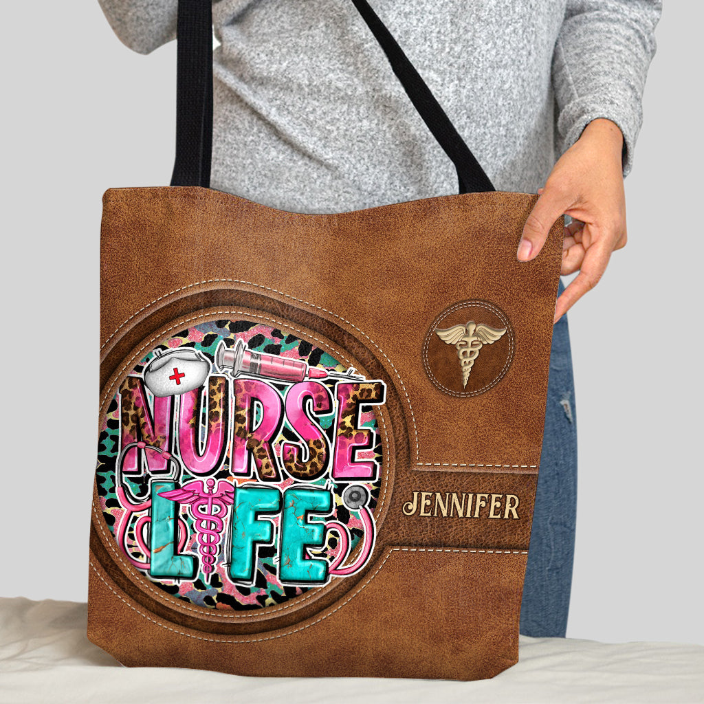 Nurse Life - Personalized Nurse Tote Bag