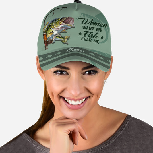 Women Want Me - Personalized Fishing Classic Cap
