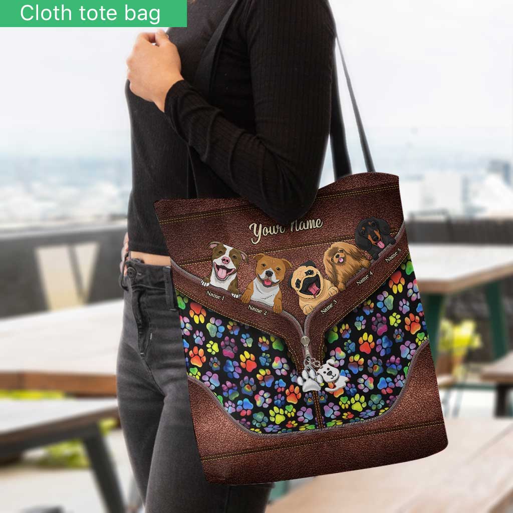 Home Is Where My Dog Is - Personalized Tote Bag