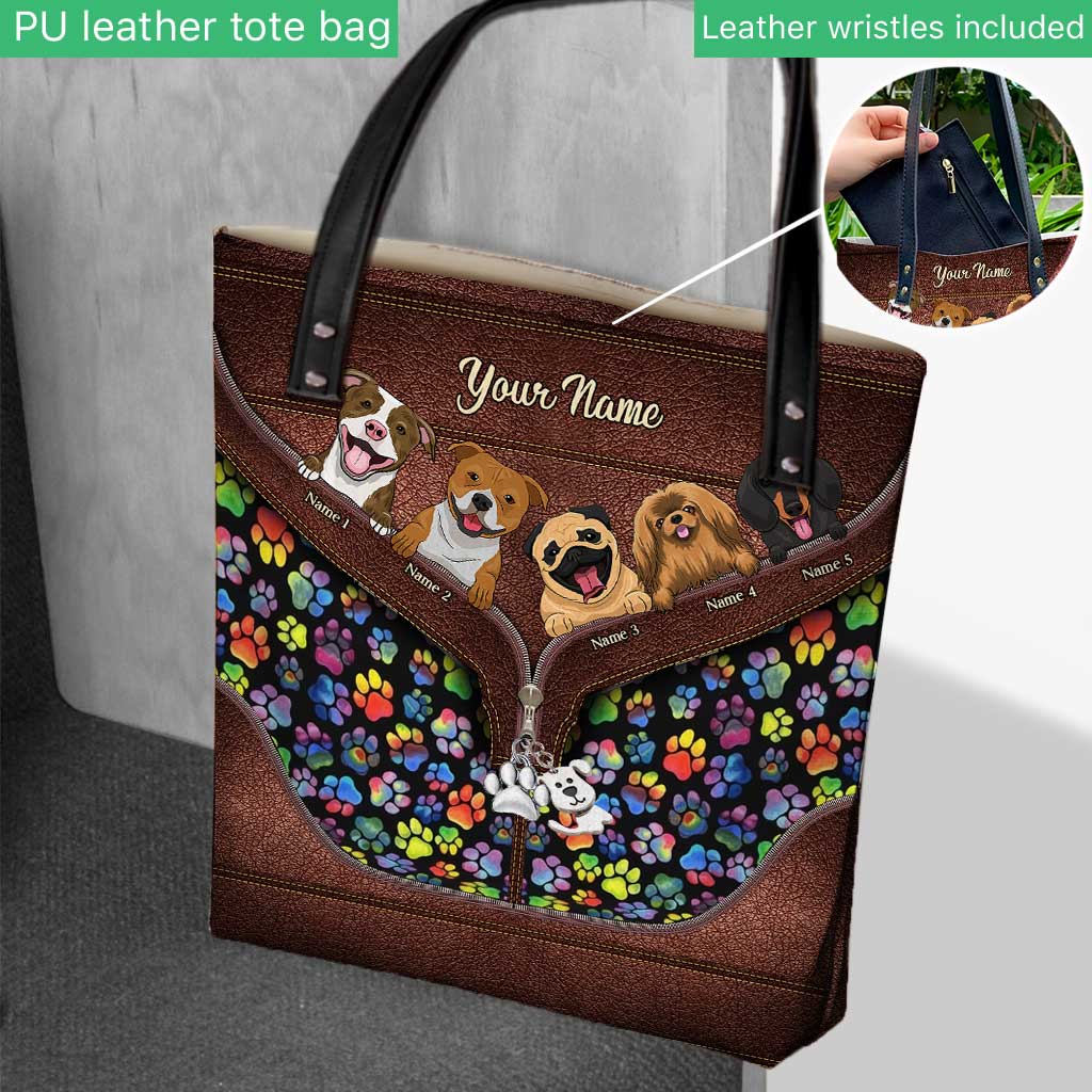 Home Is Where My Dog Is - Personalized Tote Bag