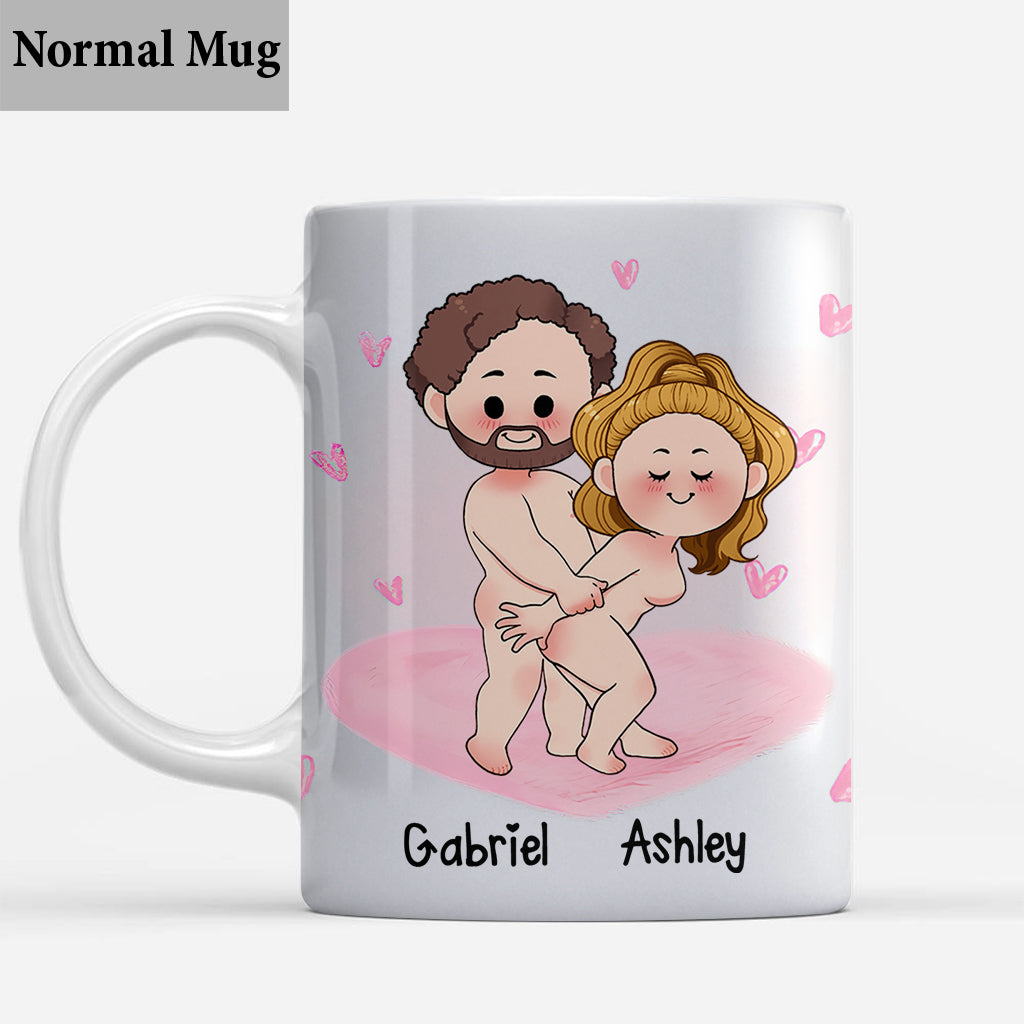 I Light Lipstick - Personalized Couple Mug