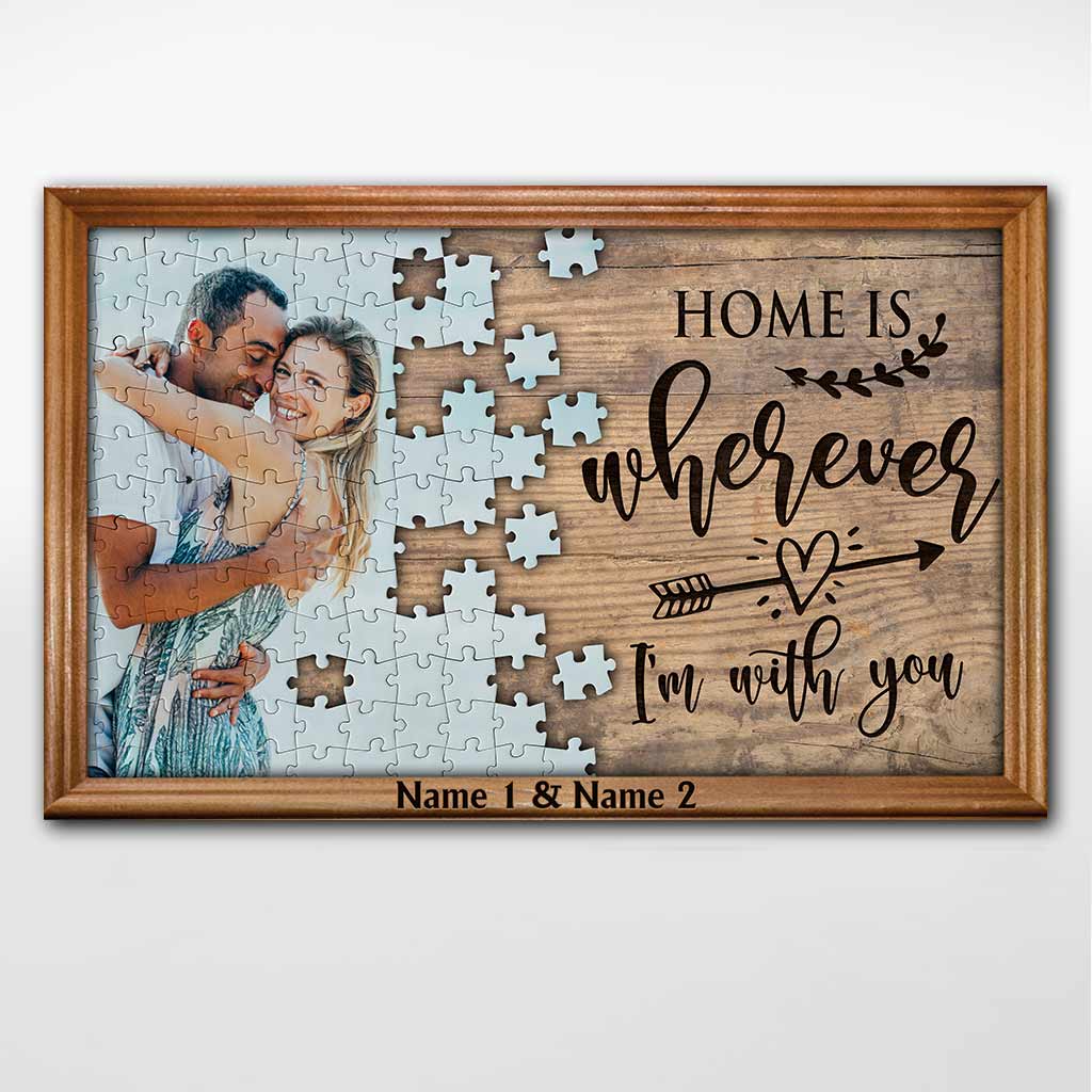 You're My Missing Puzzle - Personalized Couple Poster