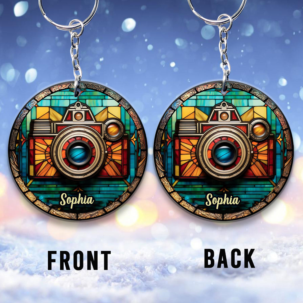 Just A Girl Who Loves Photography - Personalized Photography Keychain