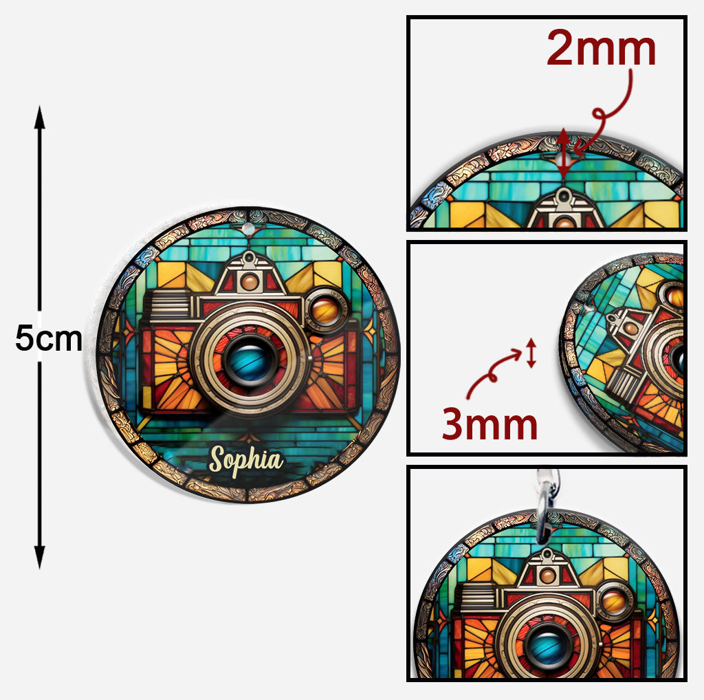 Just A Girl Who Loves Photography - Personalized Photography Keychain