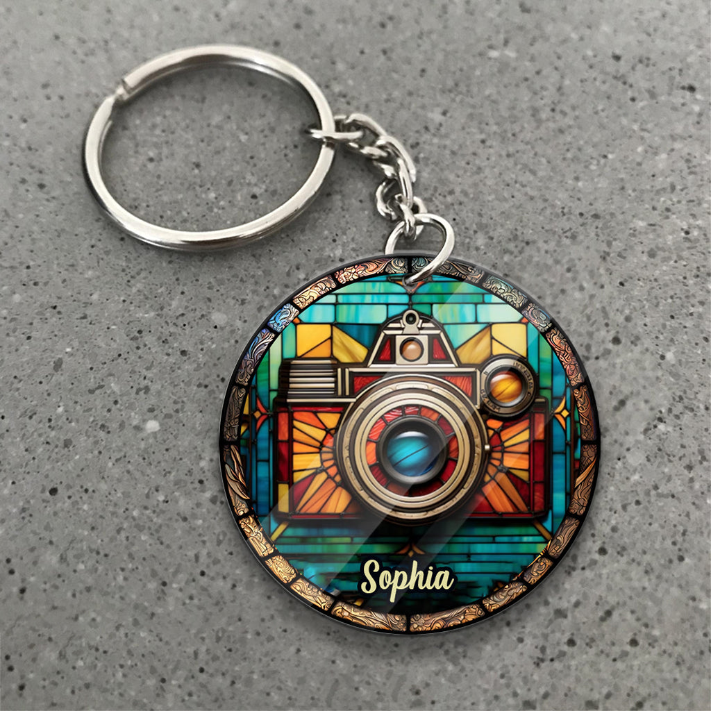 Just A Girl Who Loves Photography - Personalized Photography Keychain