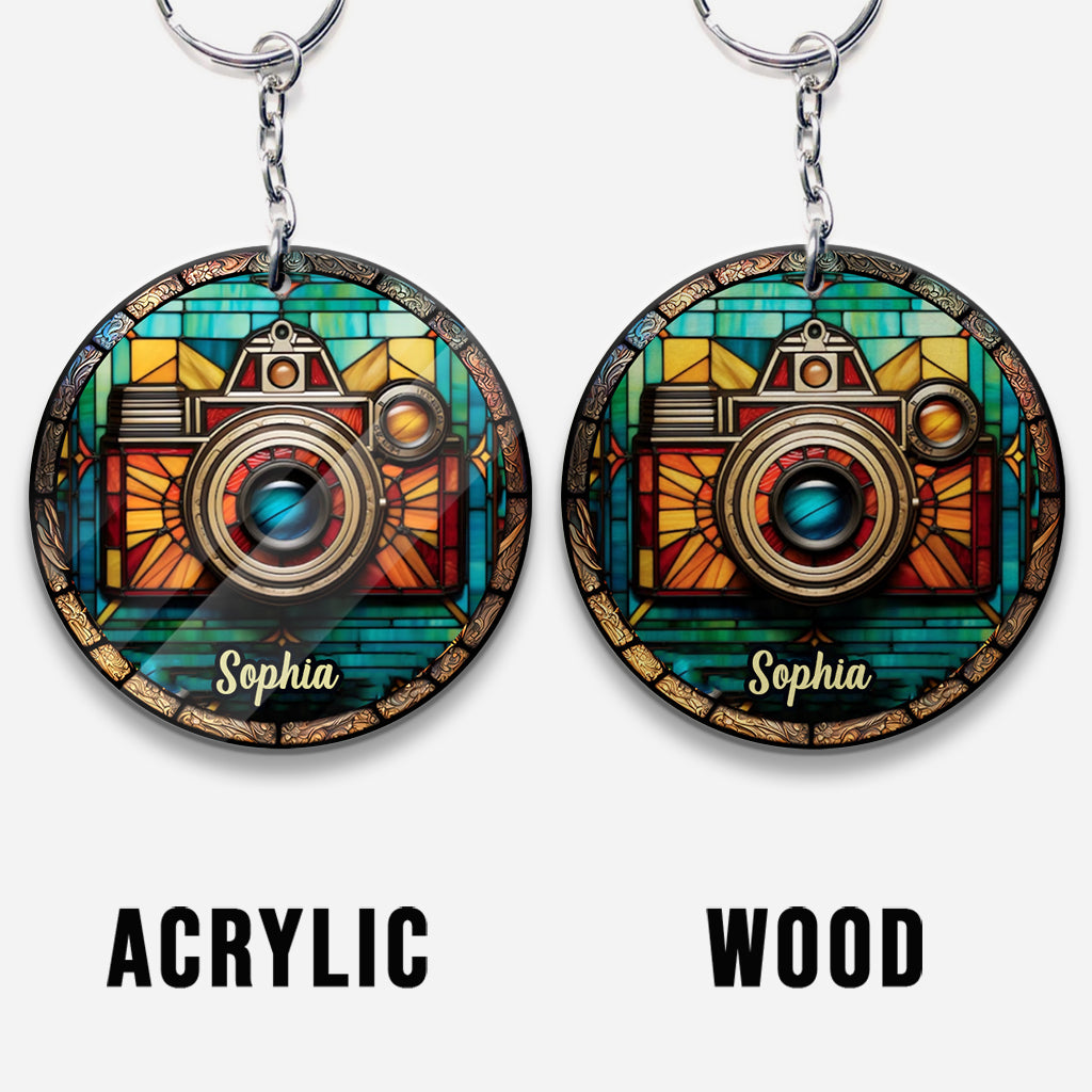 Just A Girl Who Loves Photography - Personalized Photography Keychain