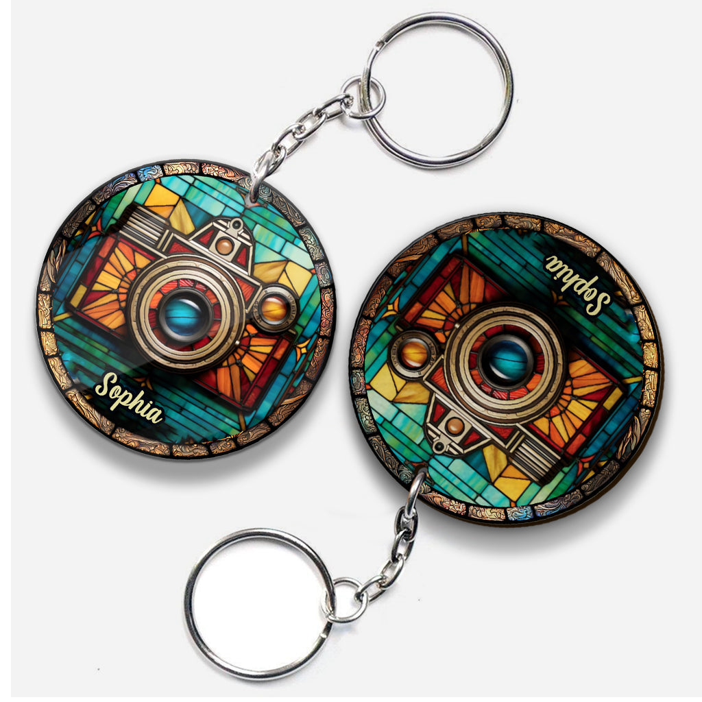 Just A Girl Who Loves Photography - Personalized Photography Keychain