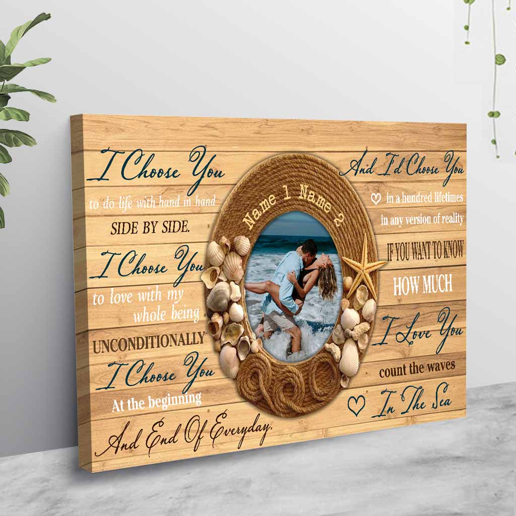 Count The Waves In The Sea - Personalized Couple Poster