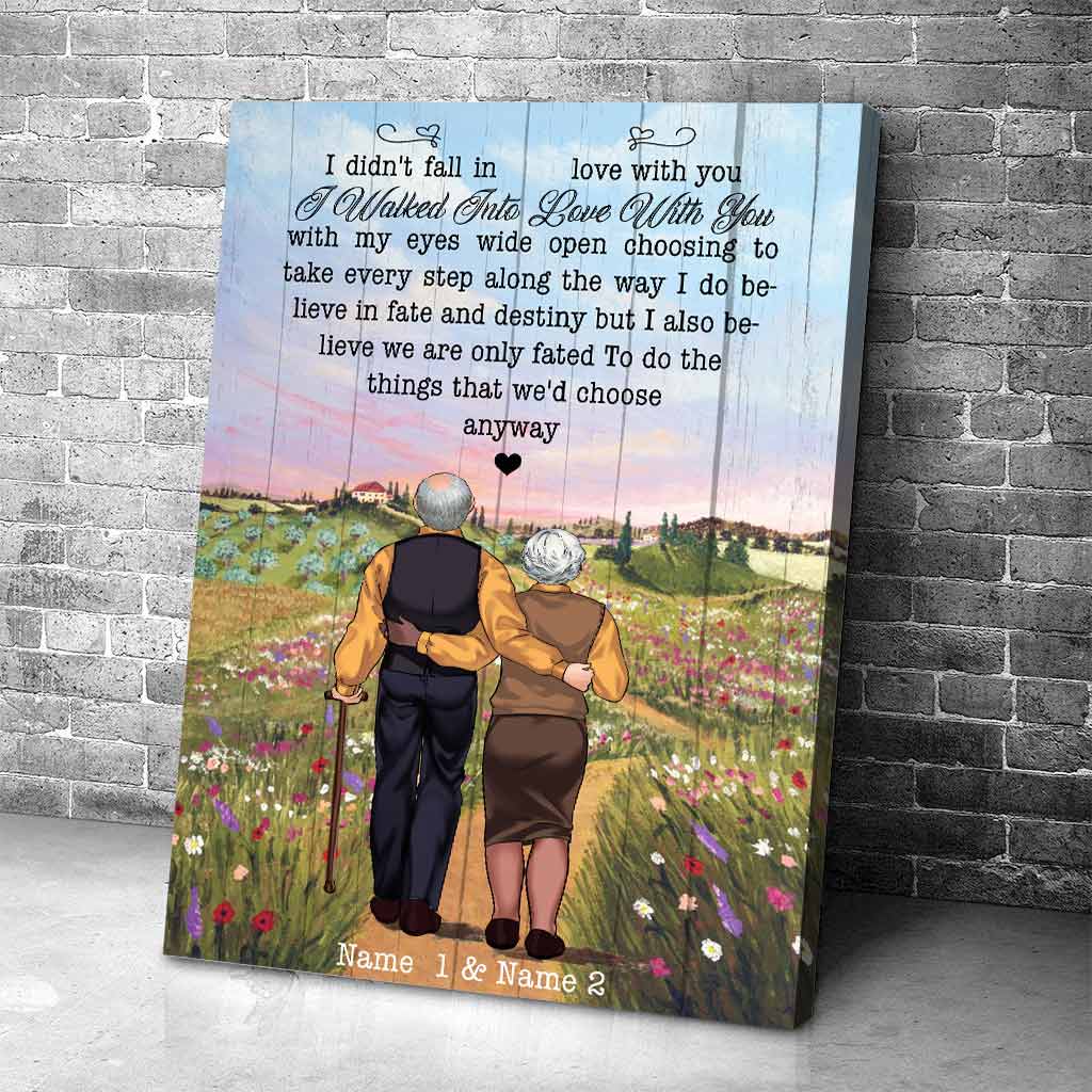 I Don't Say It Out Of Habit - Personalized Couple Poster