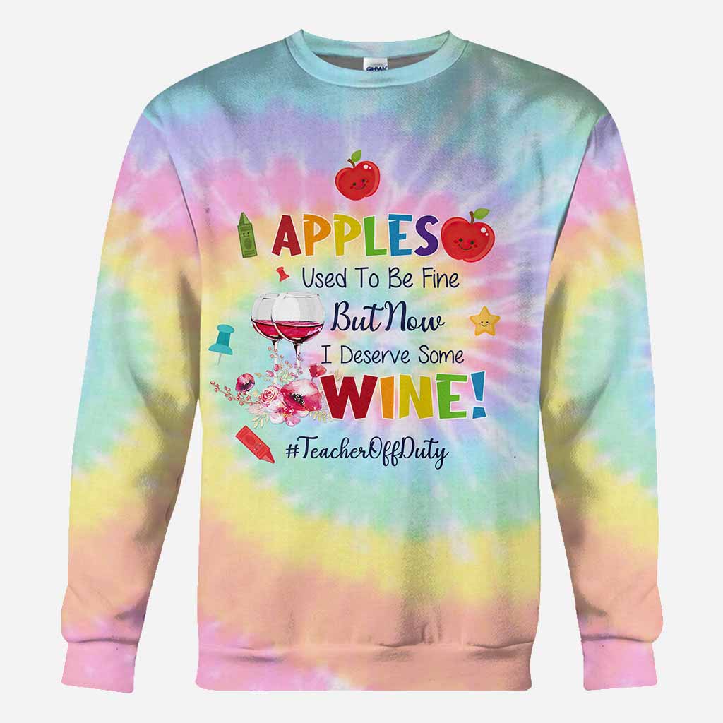 Les pommes étaient bonnes avant - T-shirt et sweat à capuche personnalisés pour enseignants